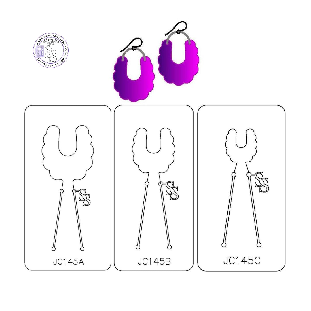 PANCAKE DIE JC145 JEWELRY COMPONENT