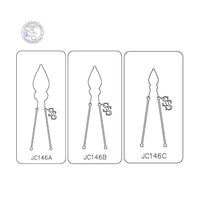 PANCAKE DIE JC146 JEWELRY COMPONENT