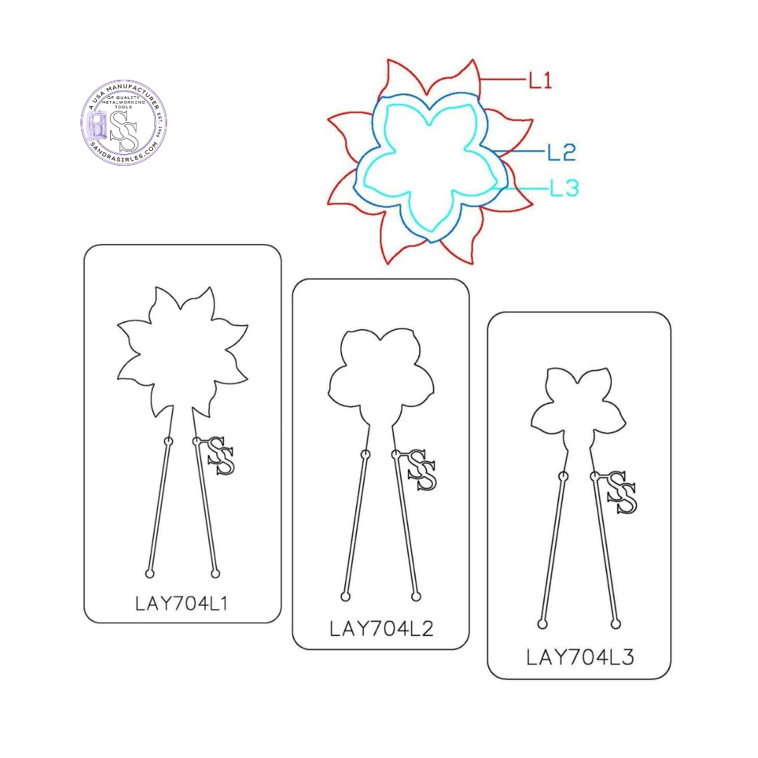 PANCAKE DIE LAY704 3 LAYER704