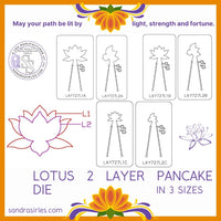 PANCAKE DIE LAY727 2 LAYER727 LOTUS SET