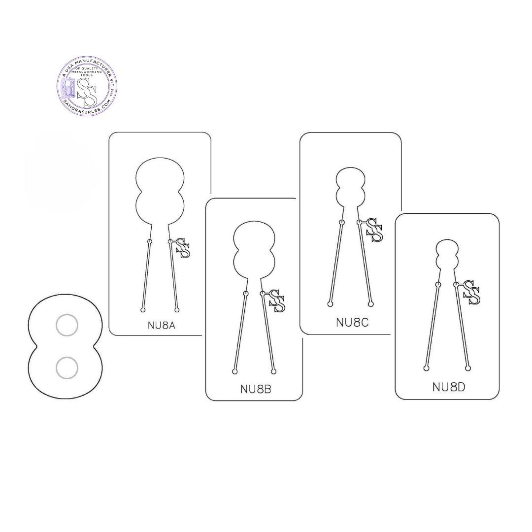 PANCAKE DIE- LETTERS- NUMBERS- WORDS