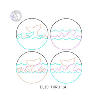 PANCAKE DIE OVERLAY-10   OL-10 OCEAN
