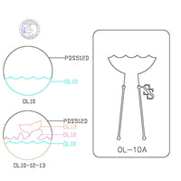 PANCAKE DIE OVERLAY-10   OL-10 OCEAN