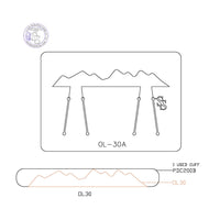 PANCAKE DIE OVERLAY-30 OL-30 CUFF HIGH MOUNTAINS