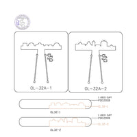 PANCAKE DIE OVERLAY-32 OL-32 CUFF BUILDINGS