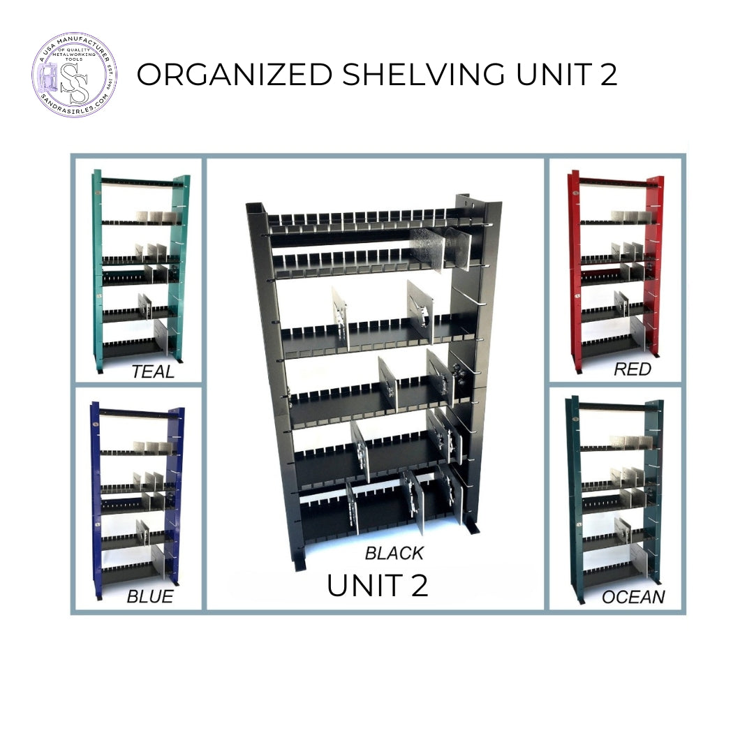 ORGANIZED SHELVING UNITS