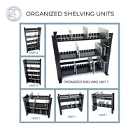 ORGANIZED SHELVING UNITS