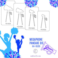 PANCAKE DIE PD160 CHEER MEGAPHONE