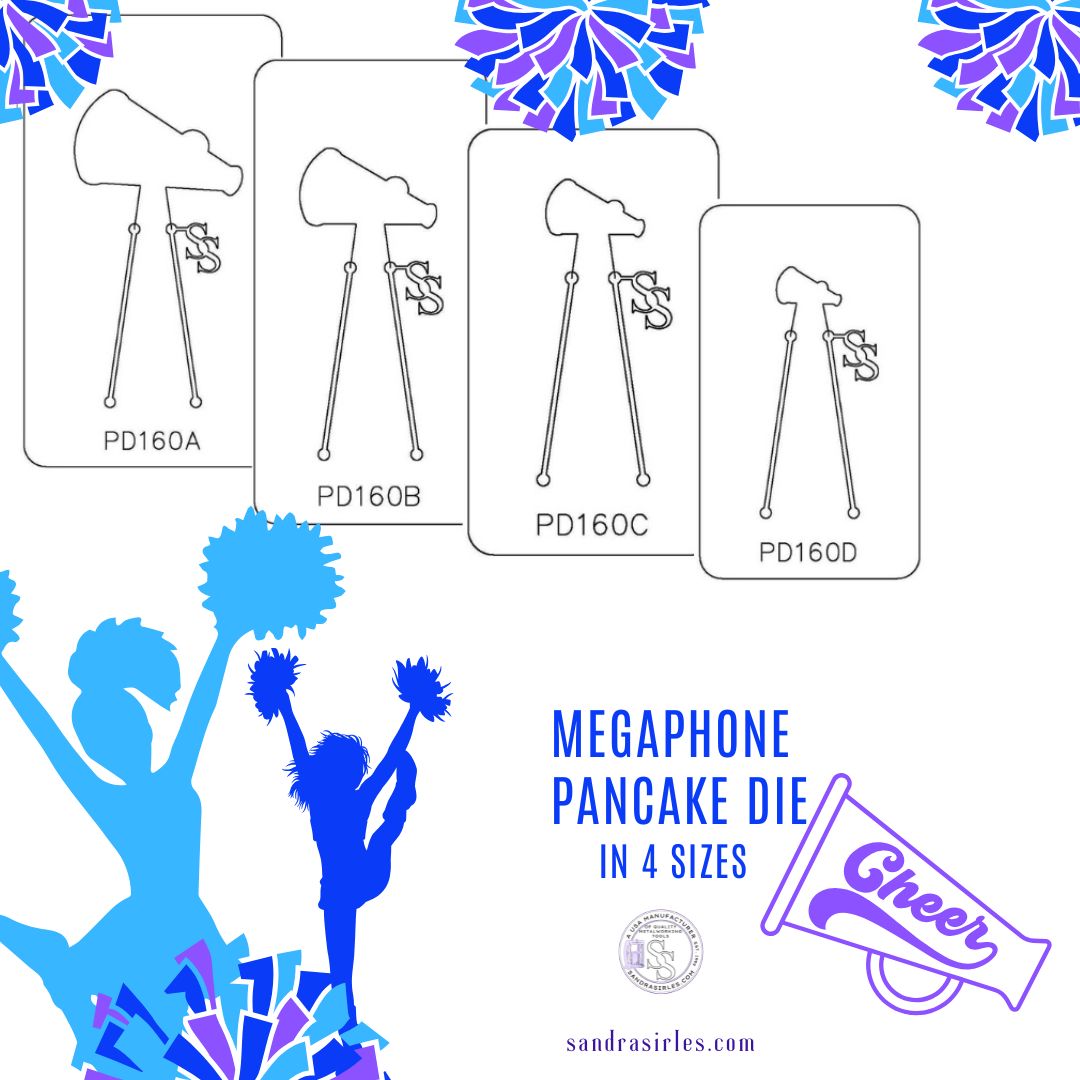 PANCAKE DIE PD160 CHEER MEGAPHONE