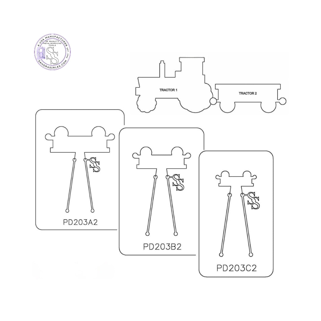 PANCAKE DIE PD203-2 TRACTOR 2