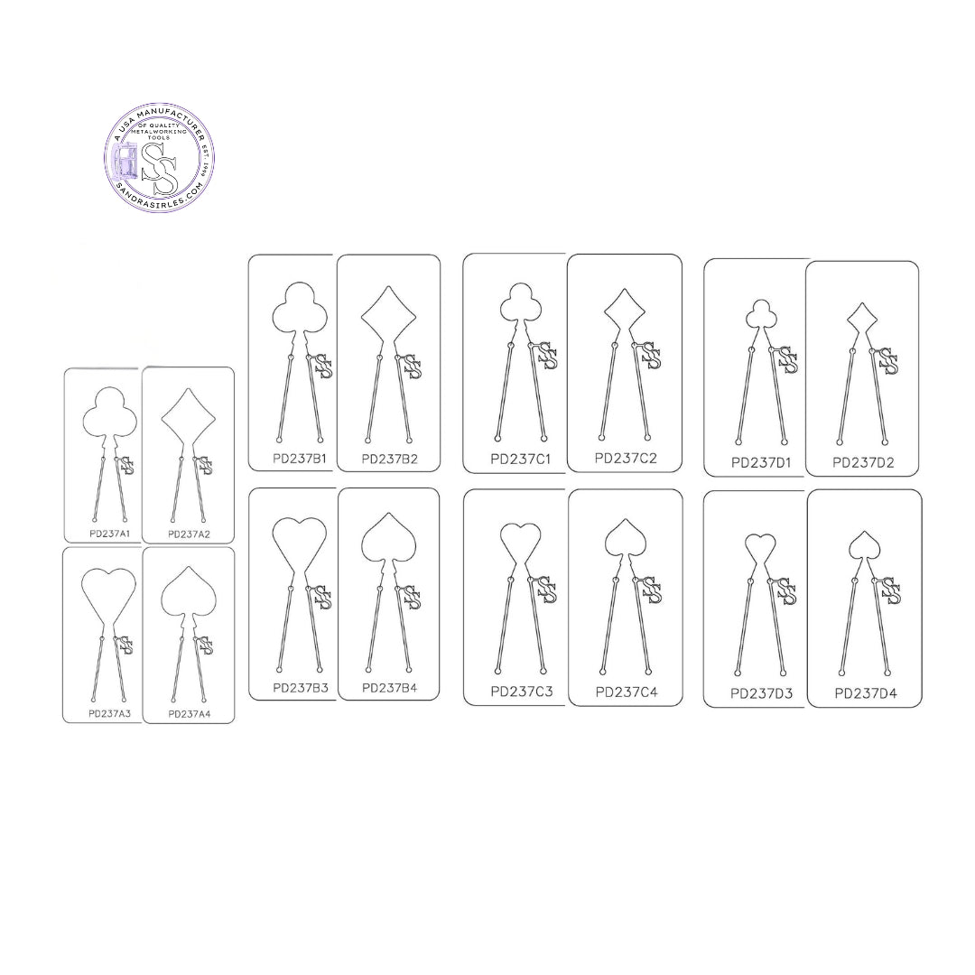 PANCAKE DIE PD237 CARDS
