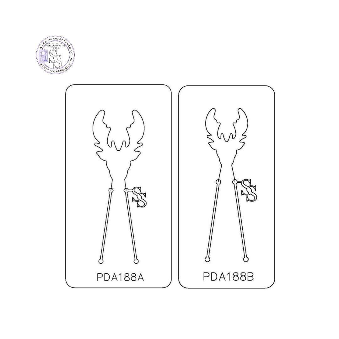PANCAKE DIE PDA188 DEER HEAD/ANTLERS