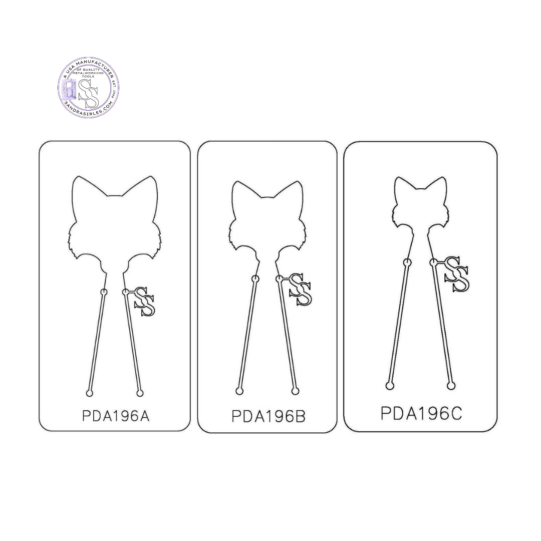 PANCAKE DIE PDA196 FOX HEAD FRONT