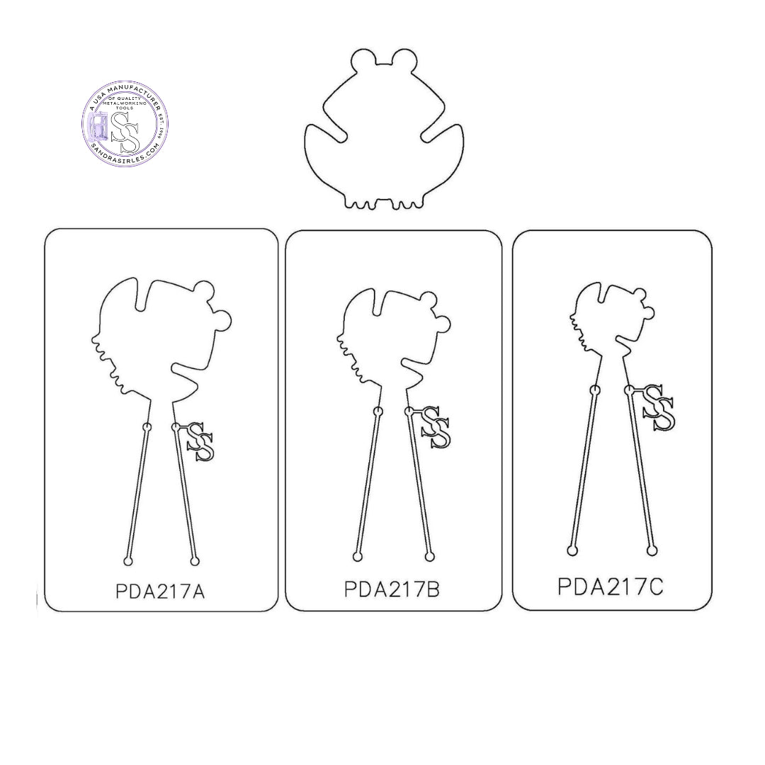 PANCAKE DIE PDA217 FROG MELODY