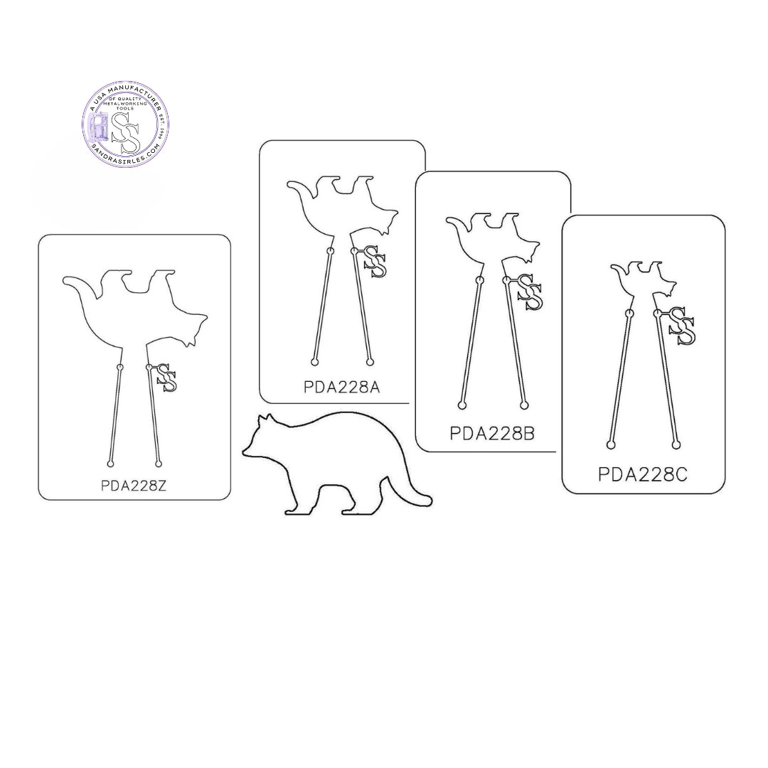 PANCAKE DIE PDA228 RACCOON