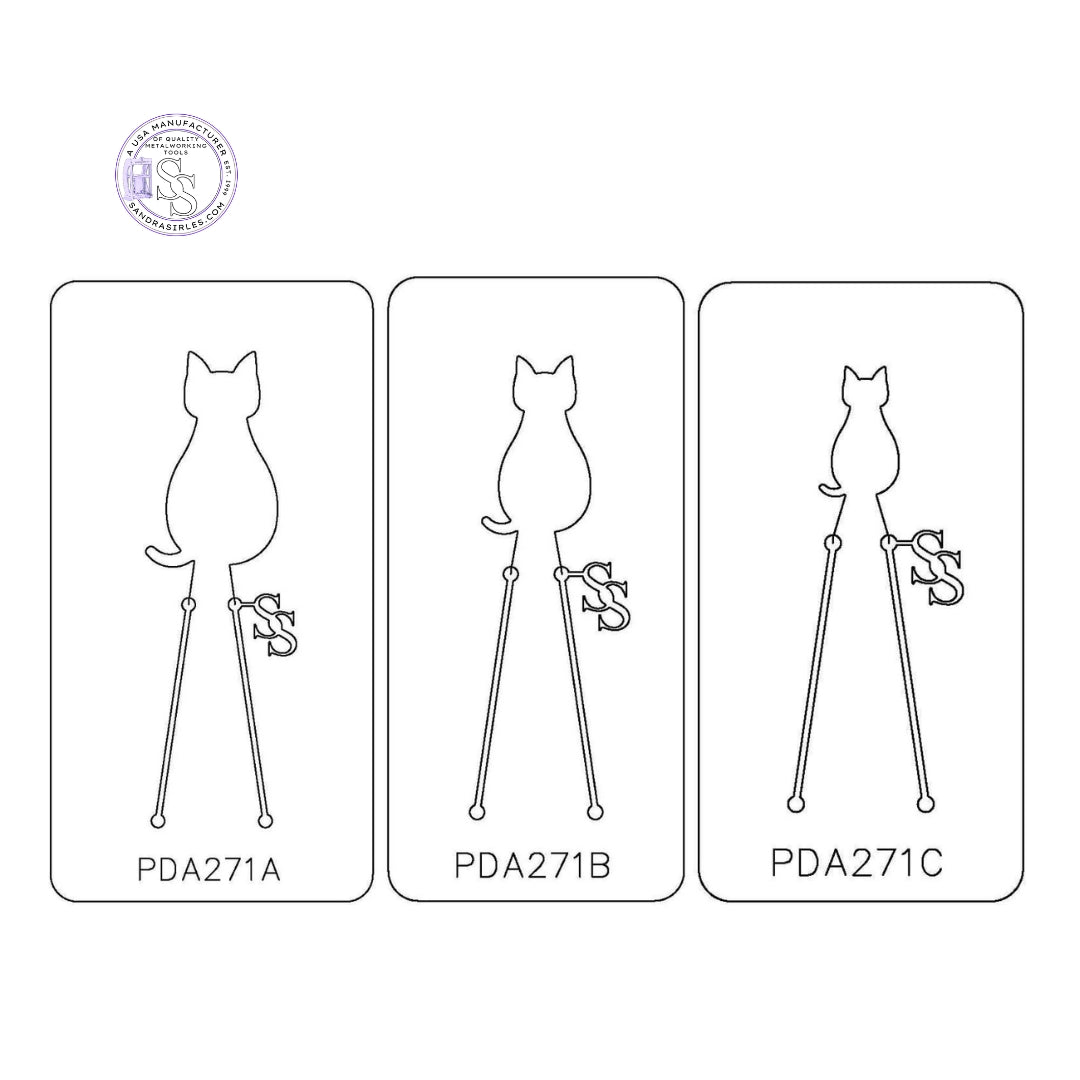 PANCAKE DIE PDA271 CAT SITTING