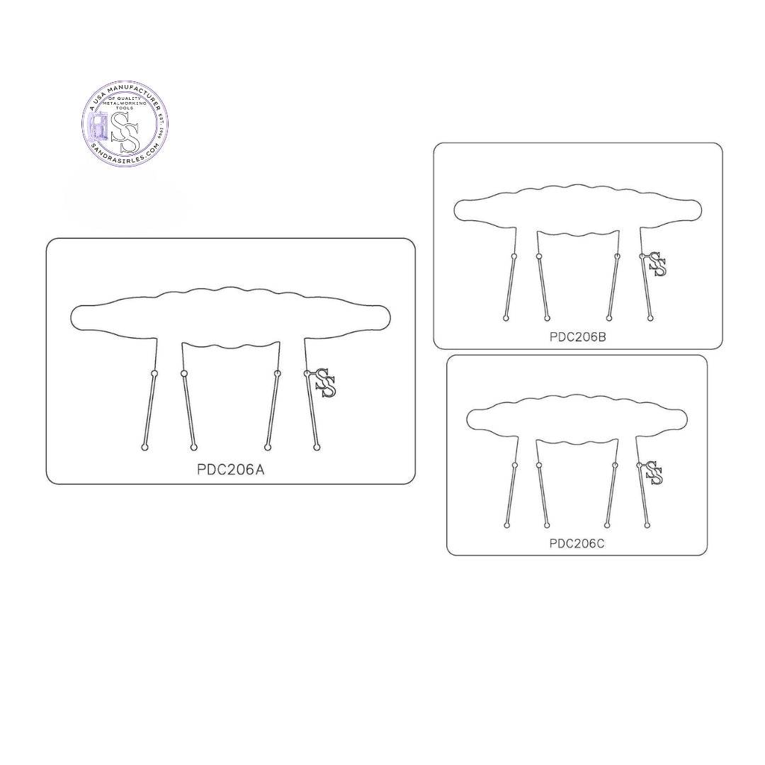 PANCAKE DIE PDC206 CUFF SCALLOP