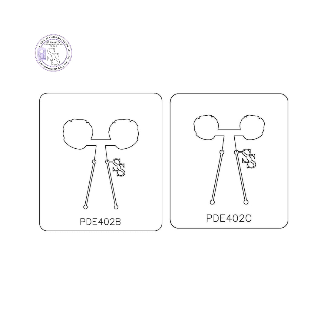 PANCAKE DIE PDE402 EARRINGS SAND DOLLAR