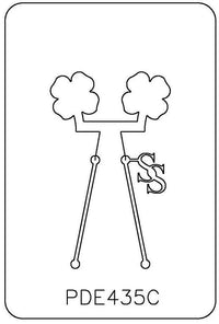 PANCAKE DIE PDE435 4 LEAF CLOVER