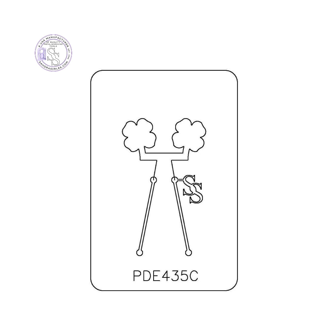 PANCAKE DIE PDE435 4 LEAF CLOVER