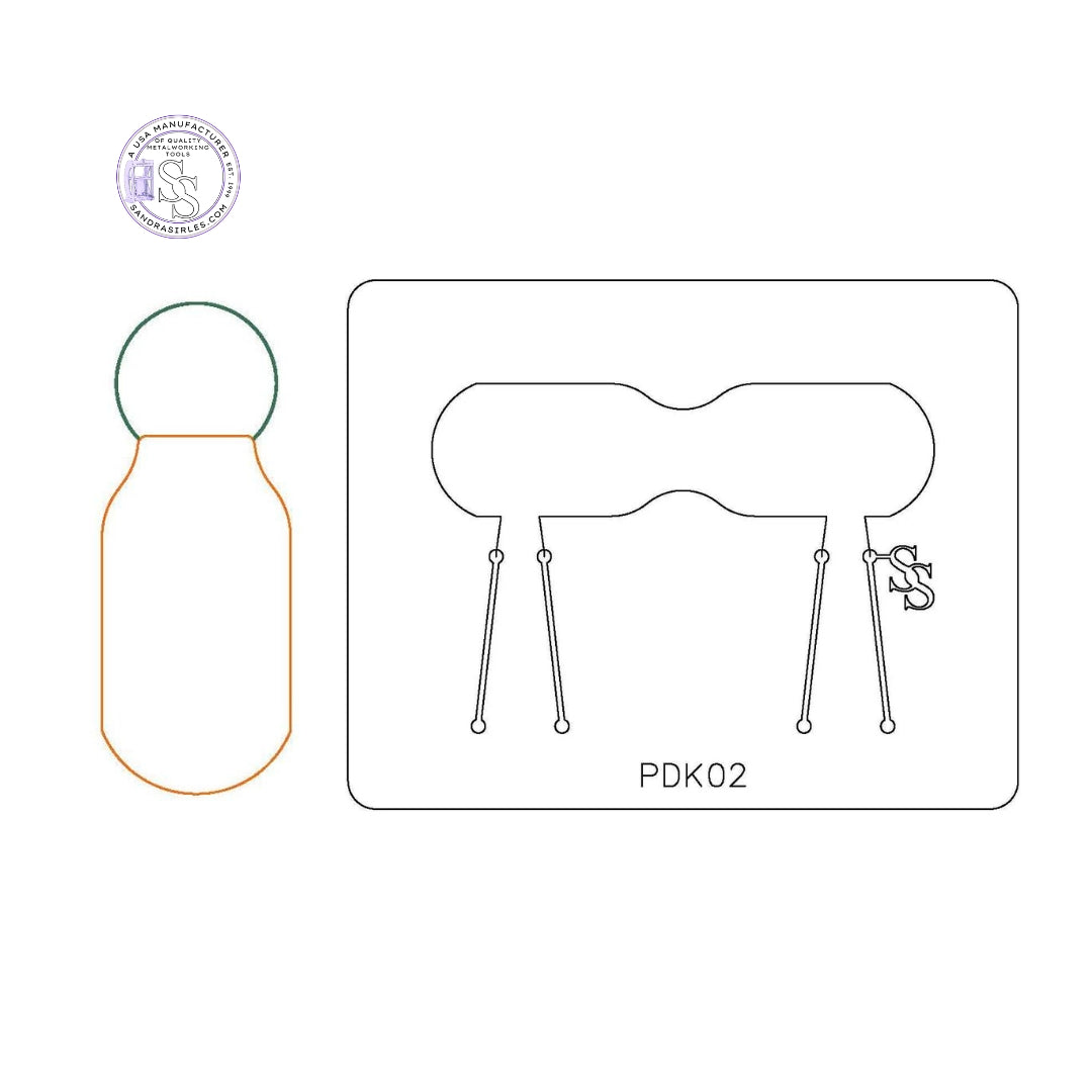 PANCAKE DIE PDK02 KEYCHAIN / BOOKMARK 2