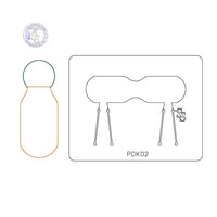 PANCAKE DIE PDK02 KEYCHAIN / BOOKMARK 2
