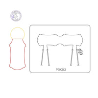 PANCAKE DIE PDK03 KEYCHAIN / BOOKMARK 3