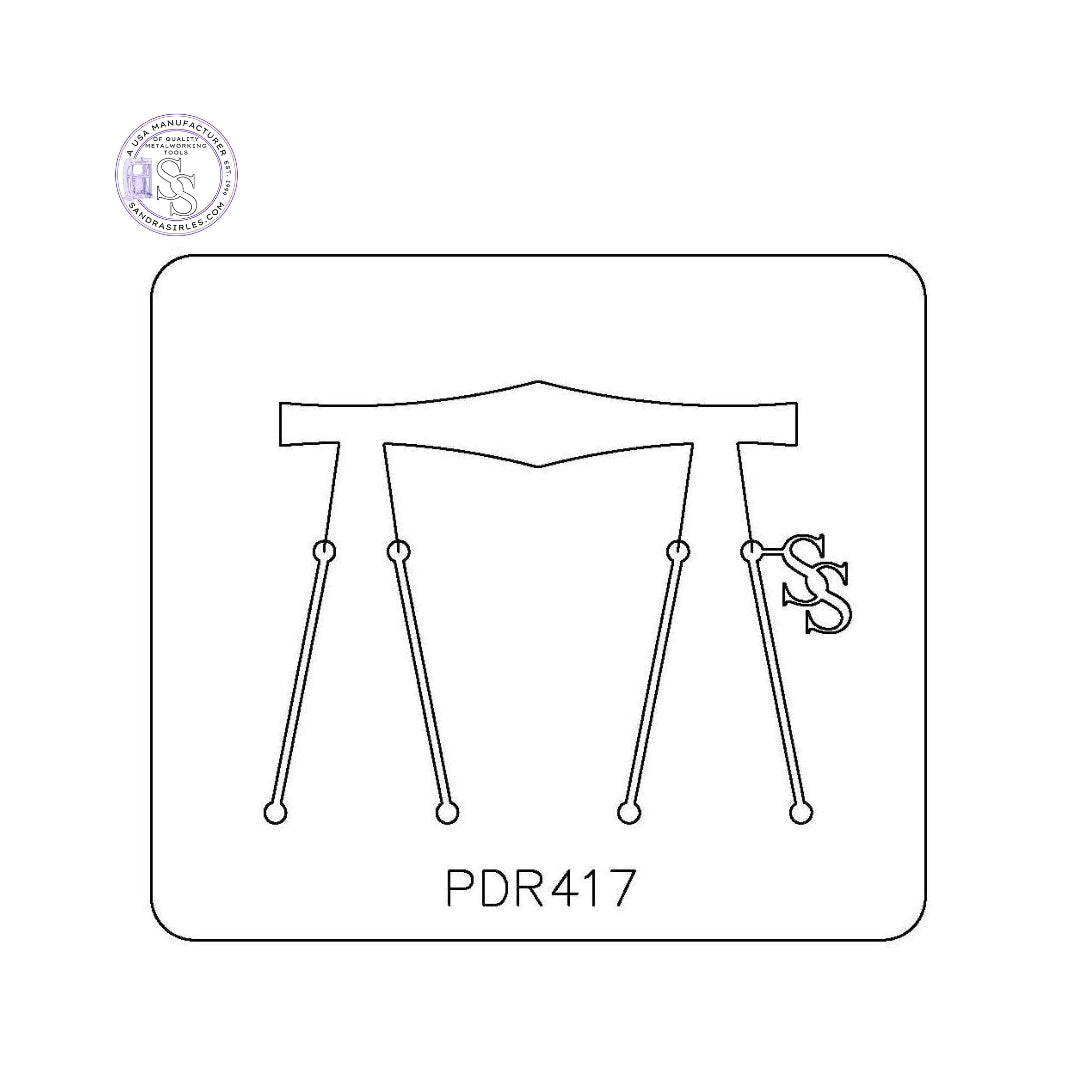 PANCAKE DIE PDR417 RING SHANK 9