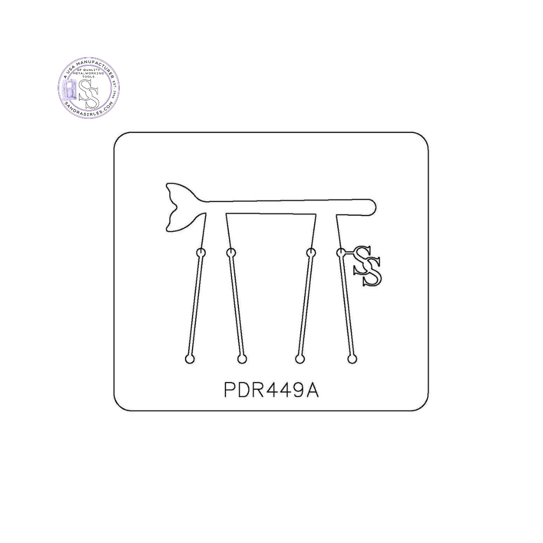 PANCAKE DIE PDR449 WHALE TAIL RING