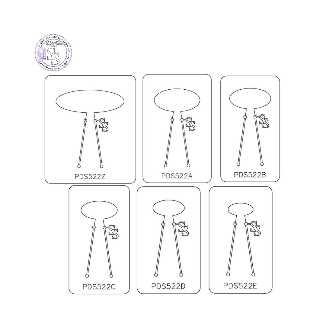 PANCAKE DIE PDS522 SHAPE 22 OVAL