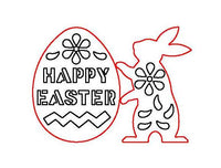 IMPRESSION PLATE IP11B HAPPY EASTER