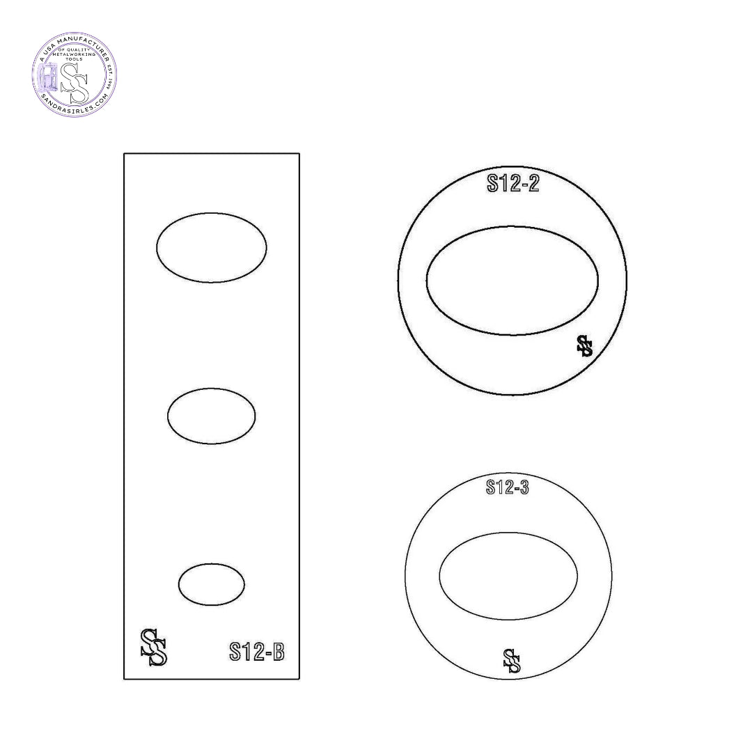 SILHOUETTE DIE S12 SHAPE 20 OVAL