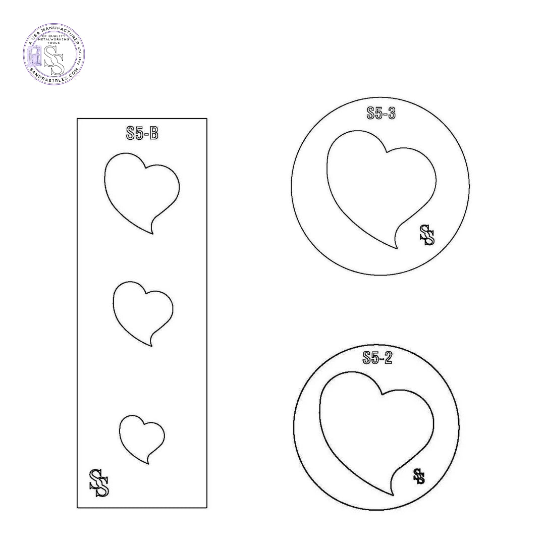 SILHOUETTE DIE S5 HEART 1