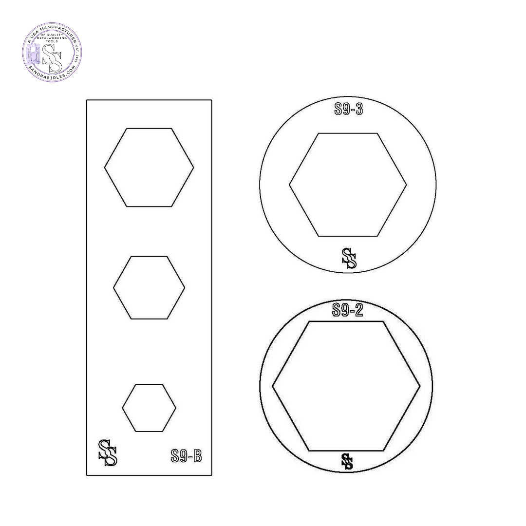 SILHOUETTE DIE S9 HEXAGON