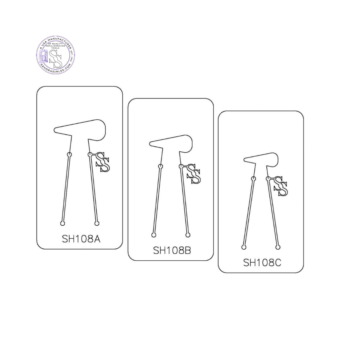 PANCAKE DIE SH108 SHAPE ELONGATED TEARDROP