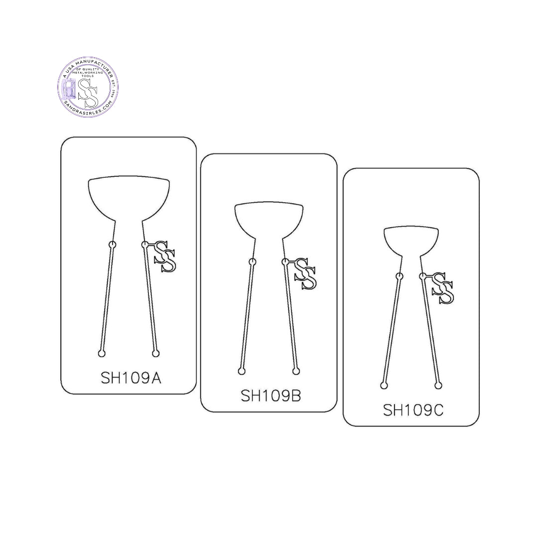 PANCAKE DIE SH109 SHAPE HALF ROUND ROUNDED