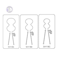 PANCAKE DIE SH118 FOLD OVER SHELL SHAPE