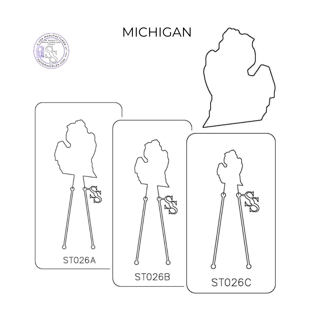 PANCAKE DIE ST026 STATE MICHIGAN