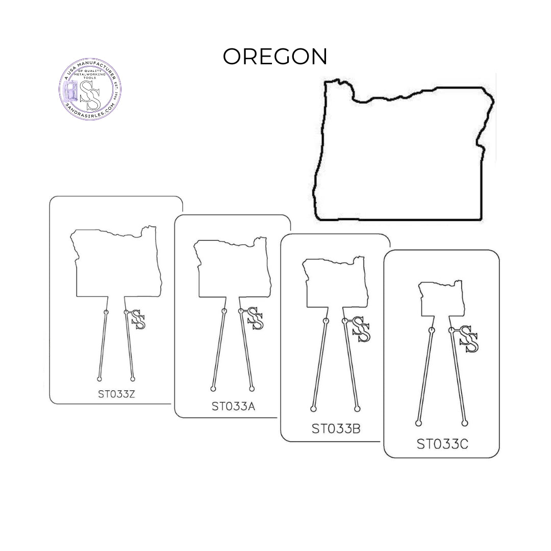 PANCAKE DIE ST033 STATE OREGON