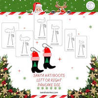 PANCAKE DIE XMAS25 SANTA HAT/BOOT LEFT OR RIGHT