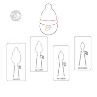 PANCAKE DIE XMAS85 BEANIE/SNOWMAN