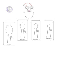 PANCAKE DIE XMAS86 SANTA/BEARD