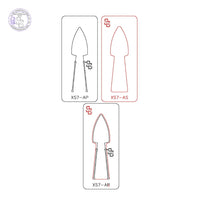 XS7 TRIOS: EXACT SIZE FORMING DIE TRIO SETS: 1 SILHOUETTE DIE, 1 PANCAKE DIE, 1 SPACER DIE